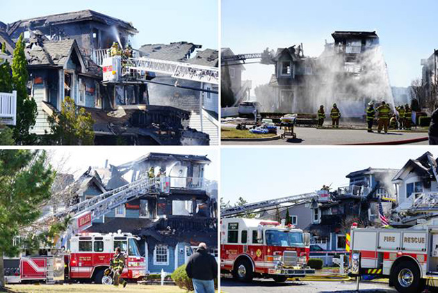 Fire in Avalon, NJ